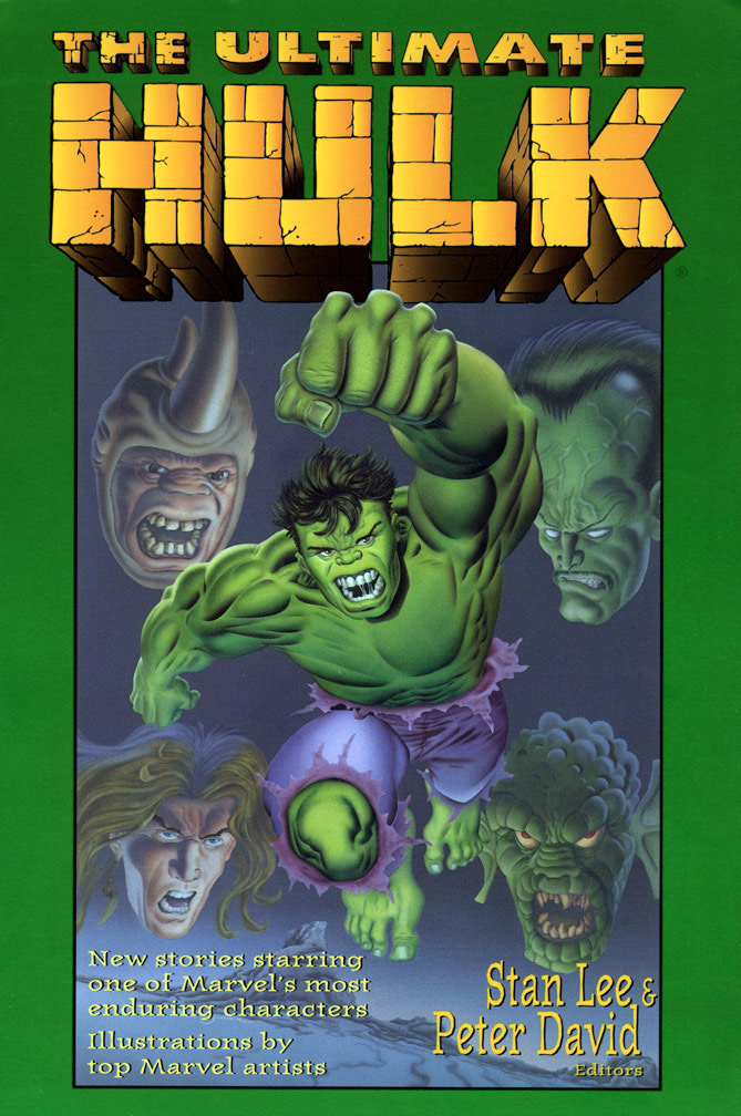 THE ULTIMATE HULK, 1998, oversized paperback story collection. COVER: Mike Zeck (pencils) and Phil Zimelman (airbrush painting)