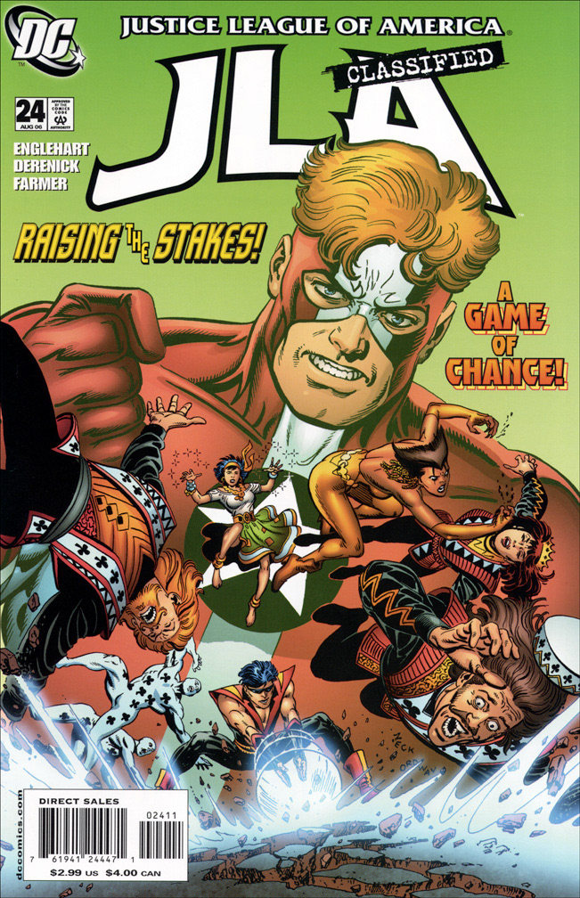 JLA: CLASSIFIED 24, August, 2006. COVER: Mike Zeck (pencils) Jerry Ordway (inks)