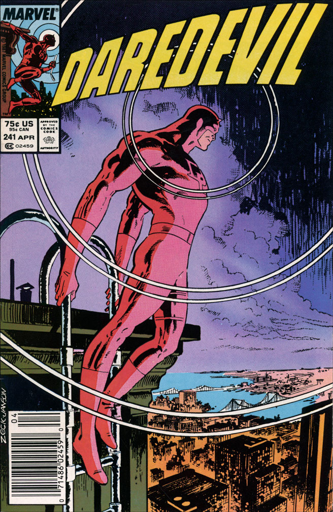 DAREDEVIL: Issue 241 April 1987 - COVER: Mike Zeck (pencils) Klaus Janson (inks)