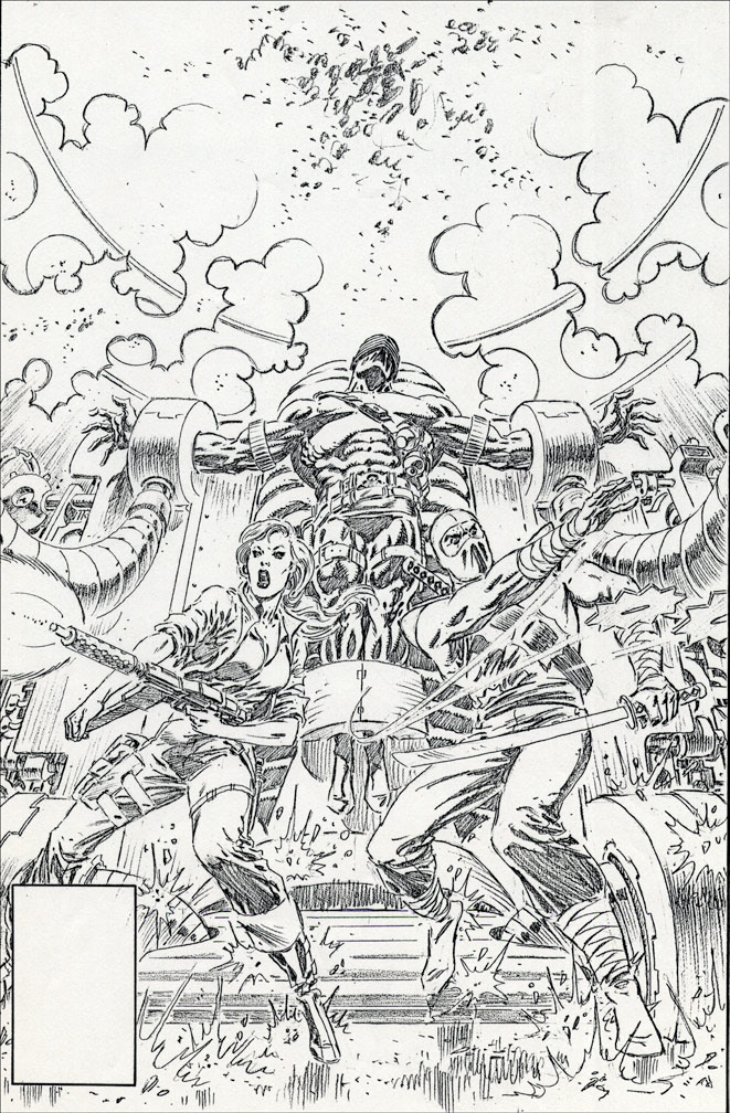 G. I. JOE: ANNUAL 3 - Cover pencils by Zeck