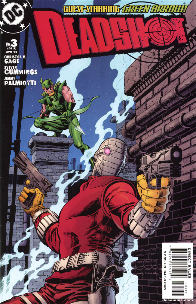 DEADSHOT 3 of 5, April 2005. COVER: Mike Zeck (pencils) Jerry Ordway (inks)