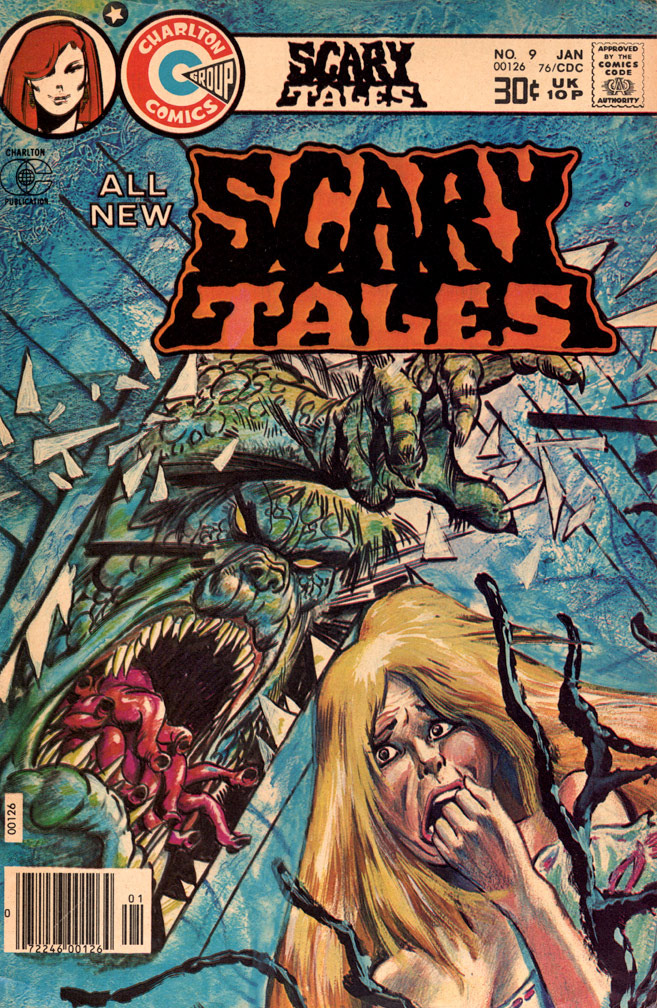 SCARY TALES, Vol 3 No 9, January, 1977. INTERIOR: 8-page story, Mike Zeck (pencils / inks/ lettering) 