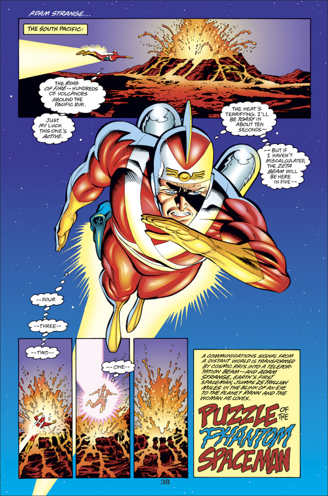 LEGENDS OF THE DC UNIVERSE 80pg GIANT 1, interior splash by Mike Zeck (pencils) James Pascoe (inks)