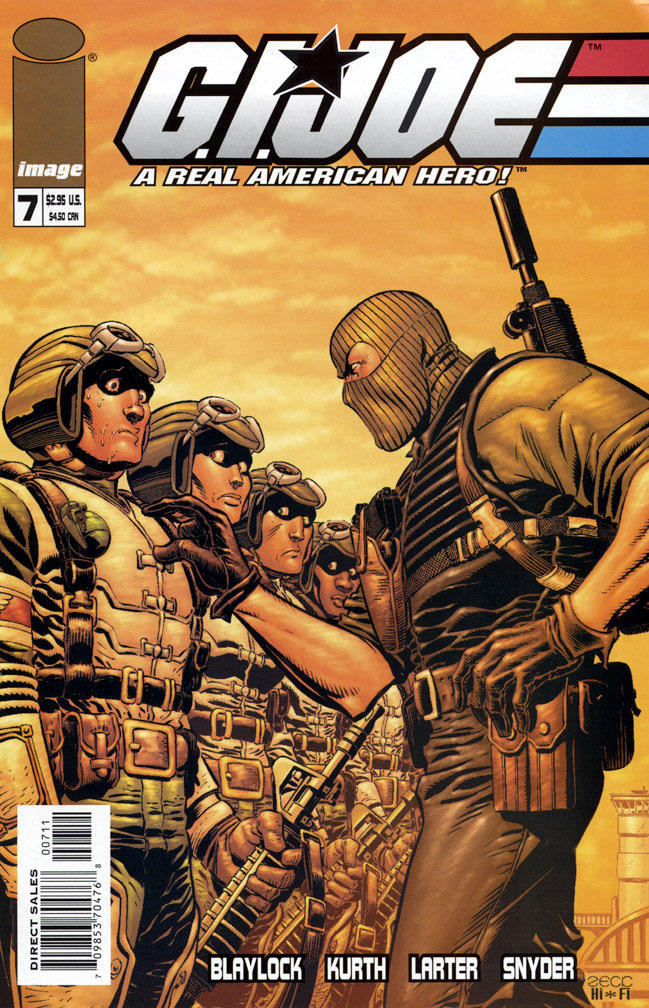 G.I.JOE 7, June, 2002 issue. COVER: Mike Zeck (pencils and inks) 