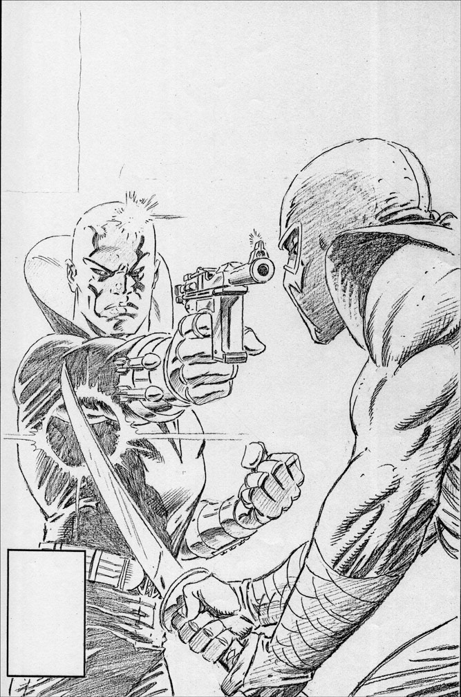 G. I. JOE: issue 38 - Cover pencils by Zeck