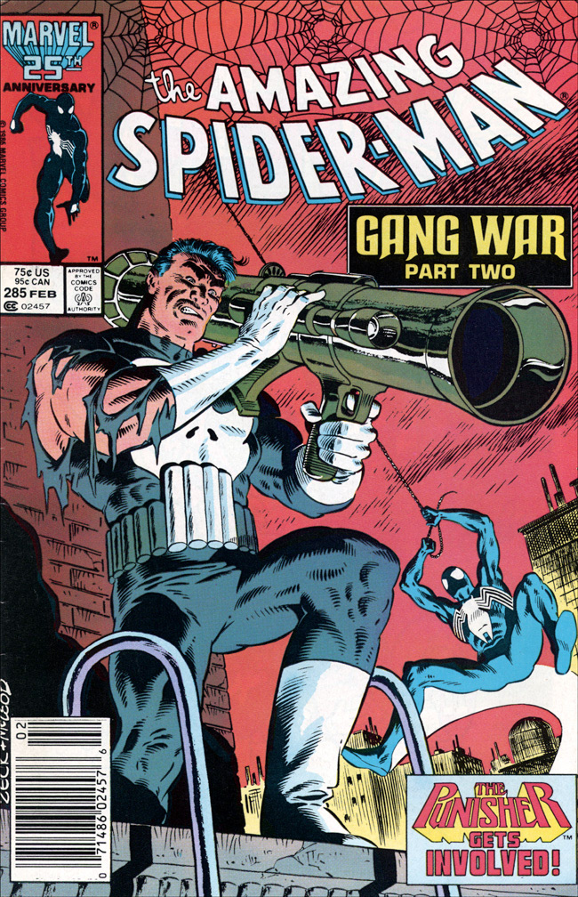 AMAZING SPIDER-MAN, Vol 1 Number 285, February, 1987 issue. COVER: Mike Zeck (pencils) Bob McLeod (inks)