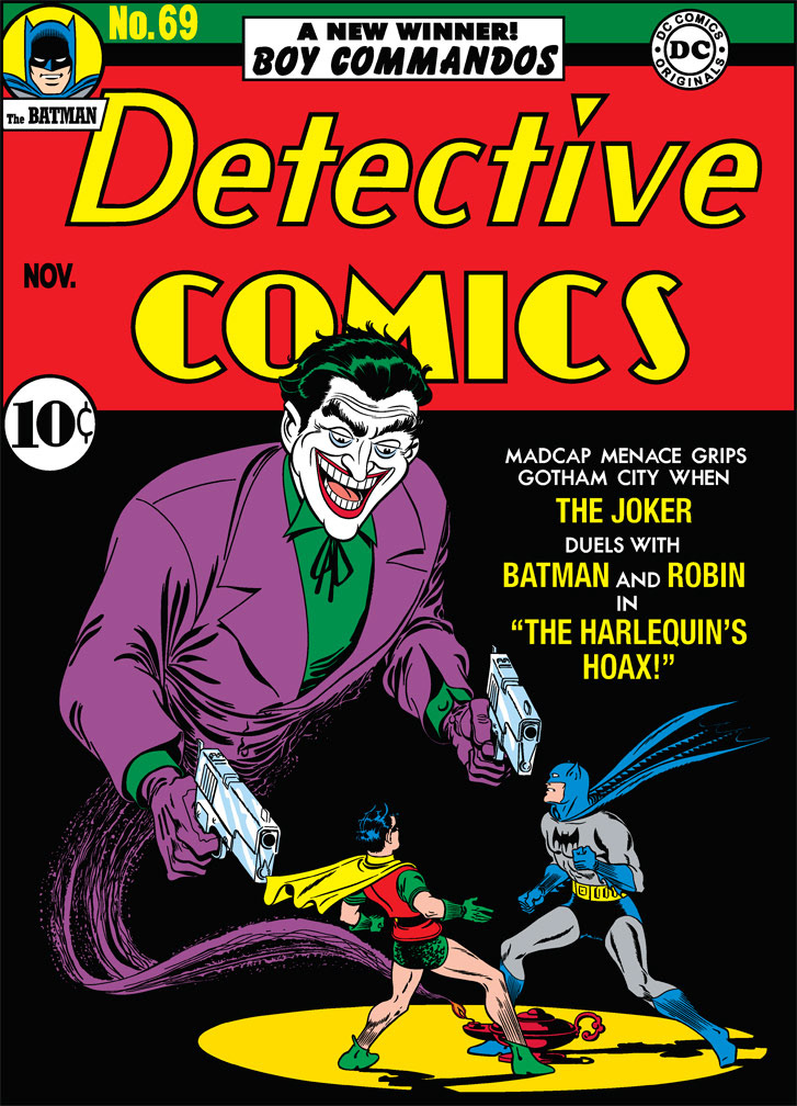 DC75 vector cover recreation: DETECTIVE COMICS 69, November, 1942 issue.