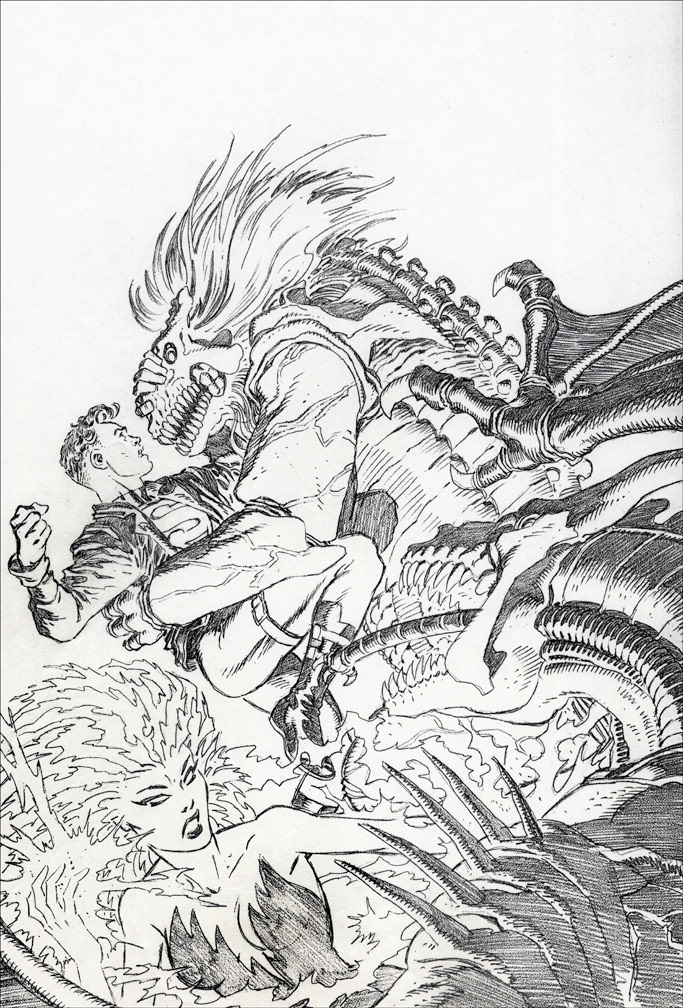 ADVENTURES OF SUPERMAN ANNUAL 5, cover pencils by Mike Zeck