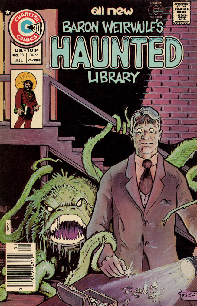HAUNTED, Vol 6 No 28, July, 1976. COVER: Mike Zeck (pencils / inks / color) 