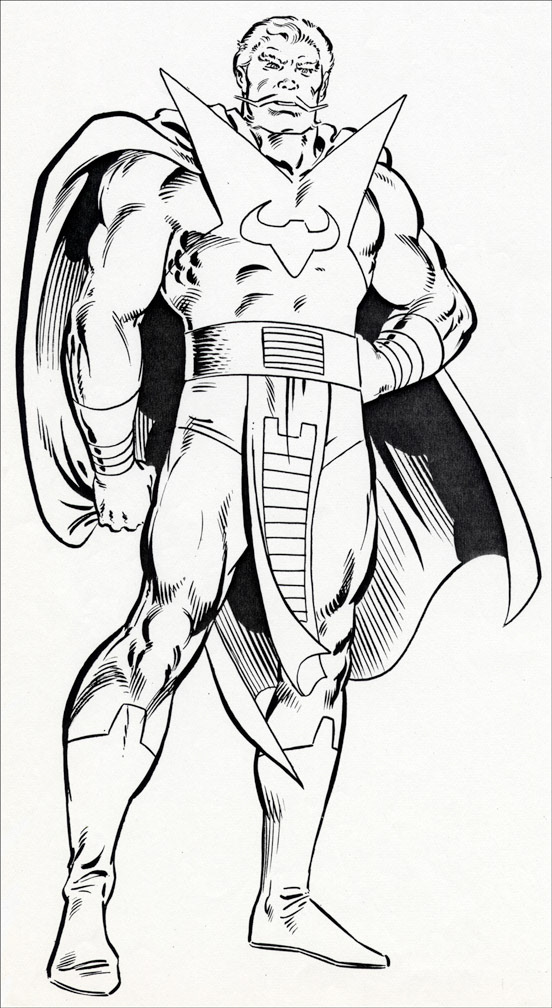 MARVEL UNIVERSE Vol. 1 No. 10, October, 1983, STRANGER b&w art, Mike Zeck (pencils), Joe Rubinstein (inks)