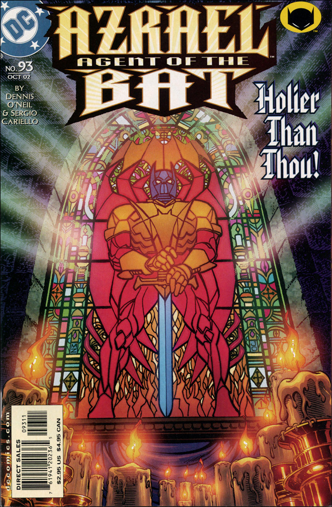 AZRAEL: AGENT OF THE BAT 93, October 2002. COVER: Mike Zeck (pencils) Jerry Ordway (inks)