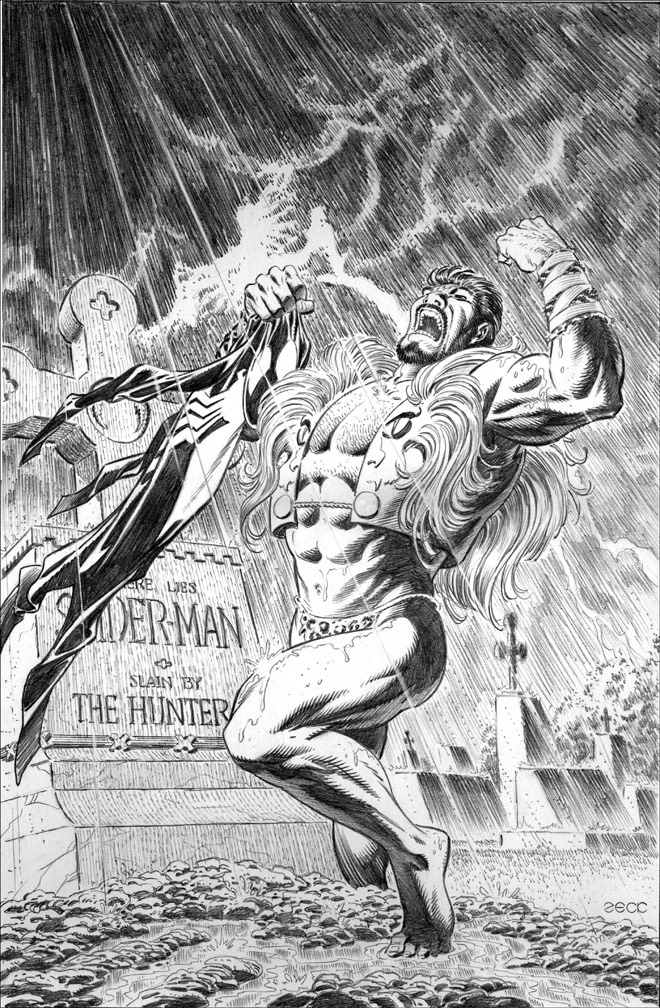 Cover Recreation: Amazing Spider-Man issue 293. Pencils only.