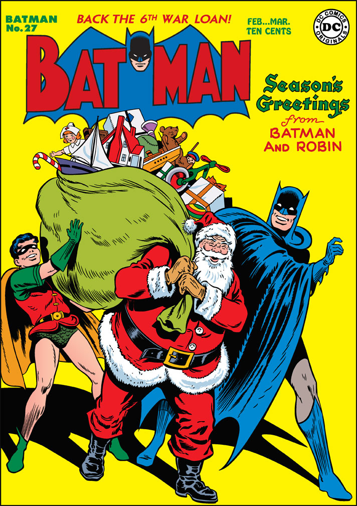 DC75 vector cover recreation: BATMAN 27, February, 1945 issue.