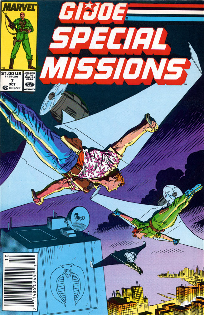 G. I. JOE SPECIAL MISSIONS: issue 7 October 1987 - COVER Mike Zeck (pencils) Bob McLeod (inks)