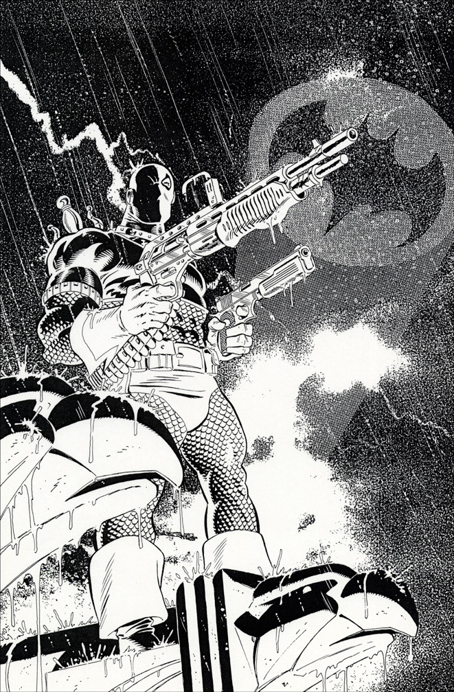 DEATHSTROKE THE TERMINATOR 6, cover art by Mike Zeck (pencils / inks)
