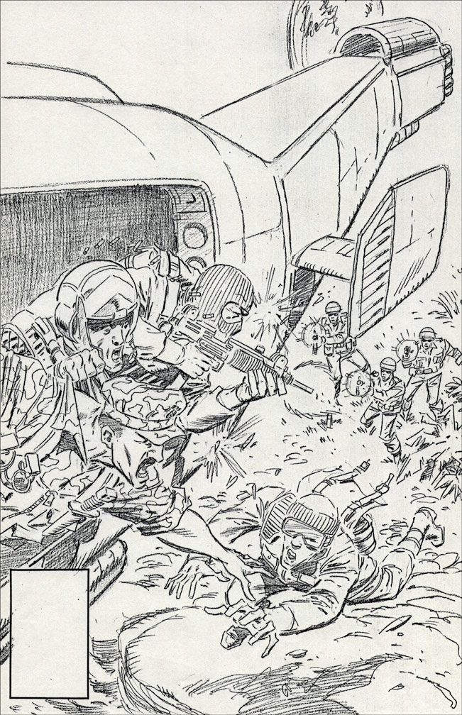 G. I. JOE SPECIAL MISSIONS: issue 8 - cover pencils by Zeck