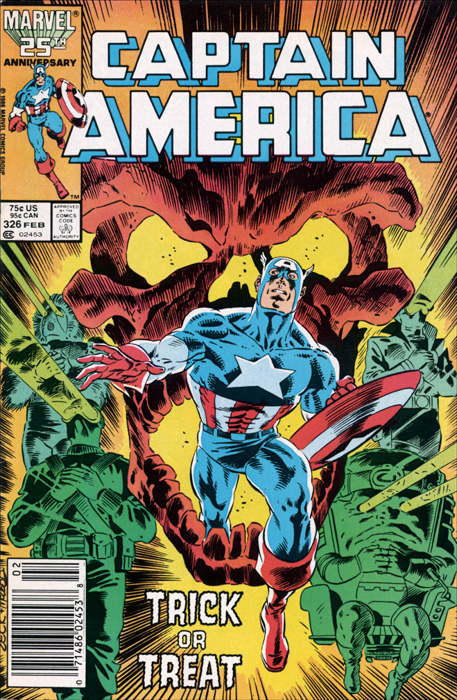 CAPTAIN AMERICA: Issue 326 February 1987 - COVER: Mike Zeck (pencils) Bob McLeod (inks)