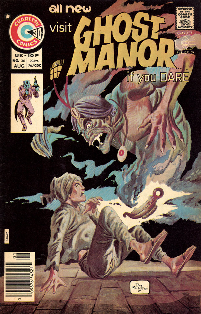 GHOST MANOR, Vol 6 No 30, August, 1976. INTERIOR: 1-page story, Mike Zeck (pencils / inks/ lettering) 