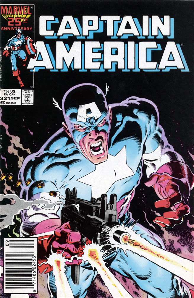 CAPTAIN AMERICA: Issue 321 September 1986 - COVER: Mike Zeck (pencils) John Beatty (inks)