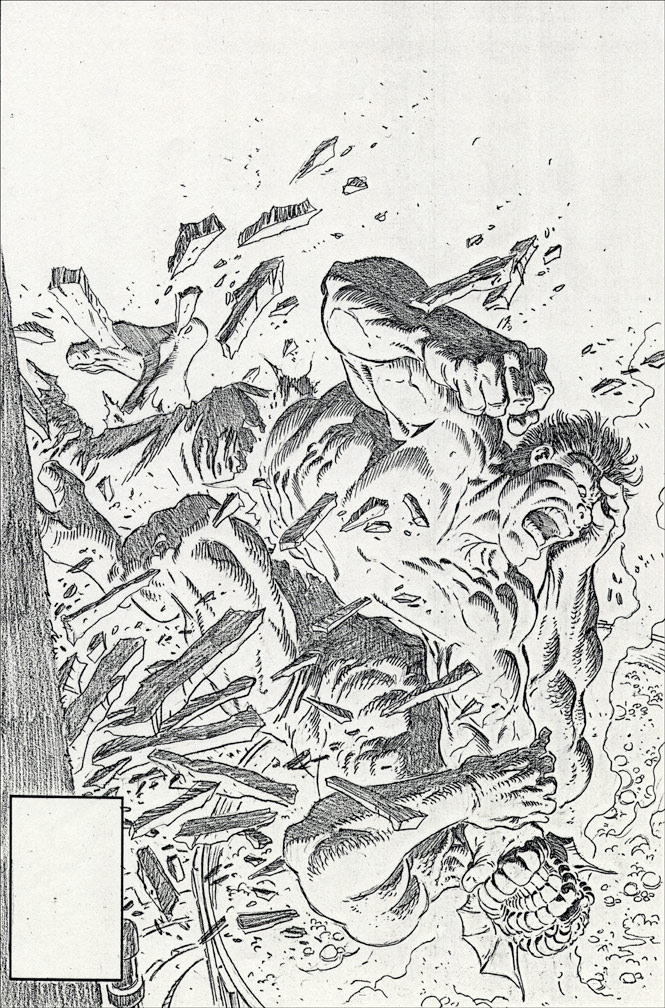 THE INCREDIBLE HULK: ANNUAL 15 Cover pencils by Zeck