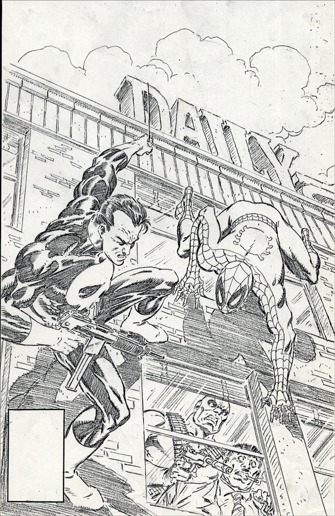 MARVEL TALES #216, penciled cover art by Mike Zeck