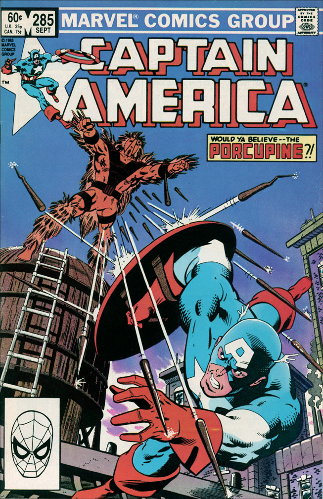 CAPTAIN AMERICA: Issue 285 September 1983 - COVER: Mike Zeck (pencils) John Beatty (inks)