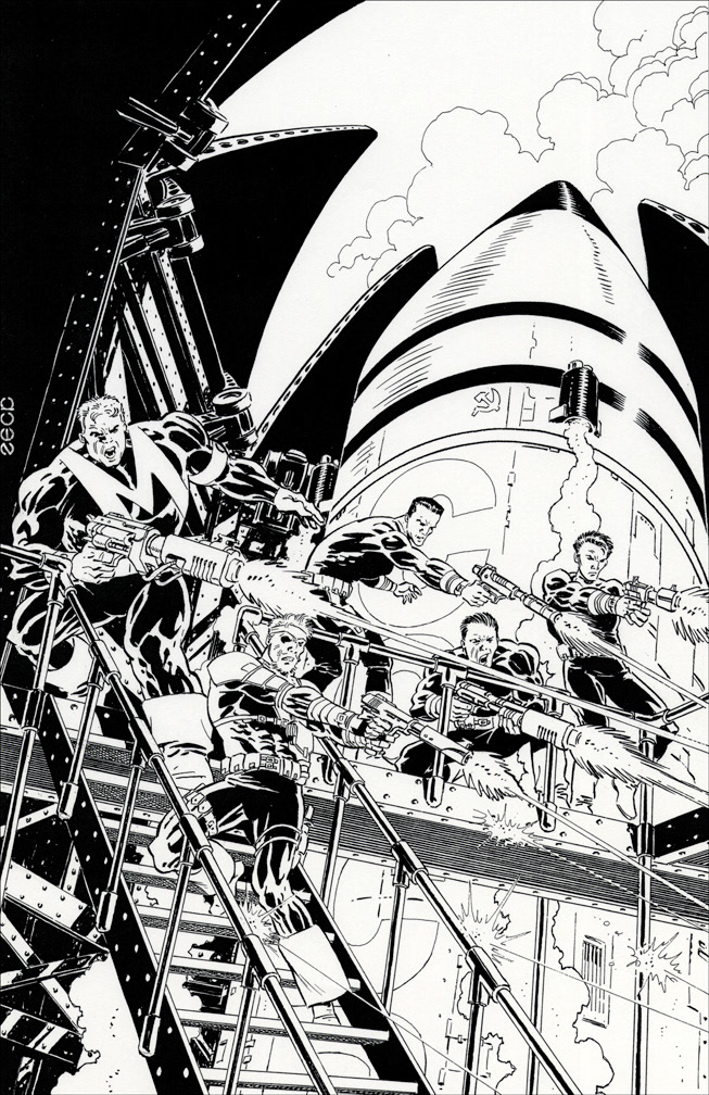 DEATHSTROKE THE TERMINATOR 19, cover art by Mike Zeck (pencils / inks)