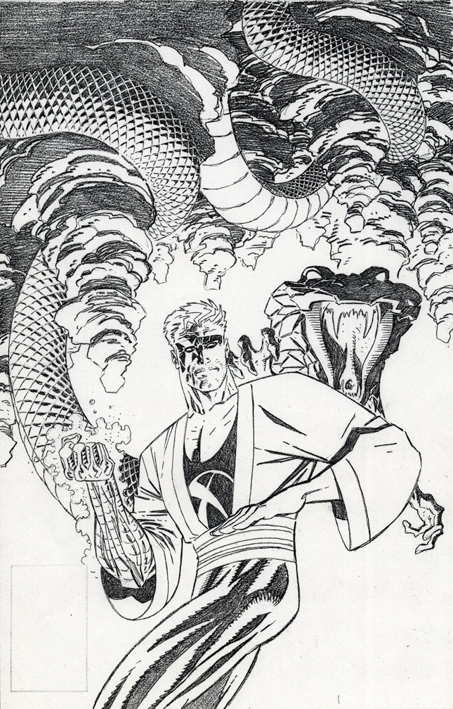ELIMINATOR 0, April, 1995. Cover pencil art by Mike Zeck