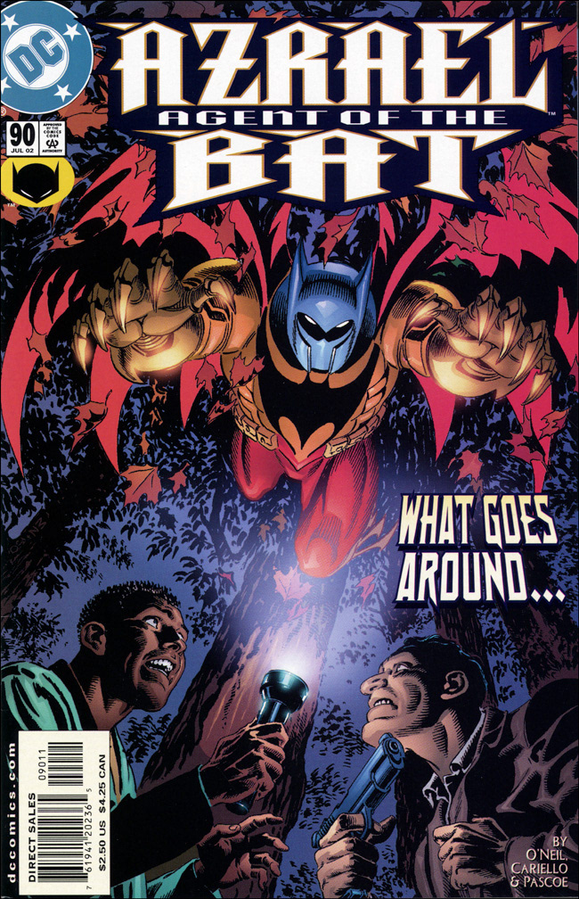 AZRAEL: AGENT OF THE BAT 90, July 2002. COVER: Mike Zeck (pencils) Jerry Ordway (inks)