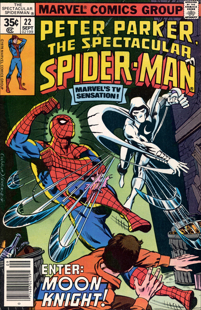 SPECTACULAR SPIDER-MAN, Vol 1 Number 22, September, 1978 issue. INTERIOR: Mike Zeck (pencils) Bruce Patterson (inks)