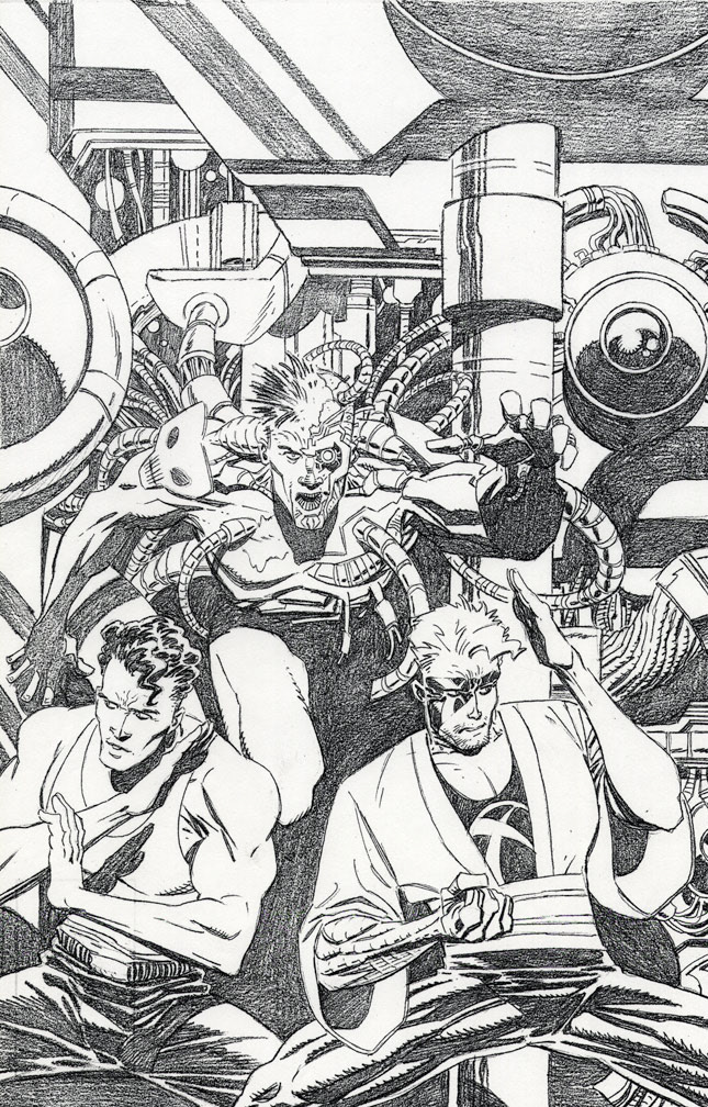 ELIMINATOR 2, June, 1995. Cover pencil art by Mike Zeck