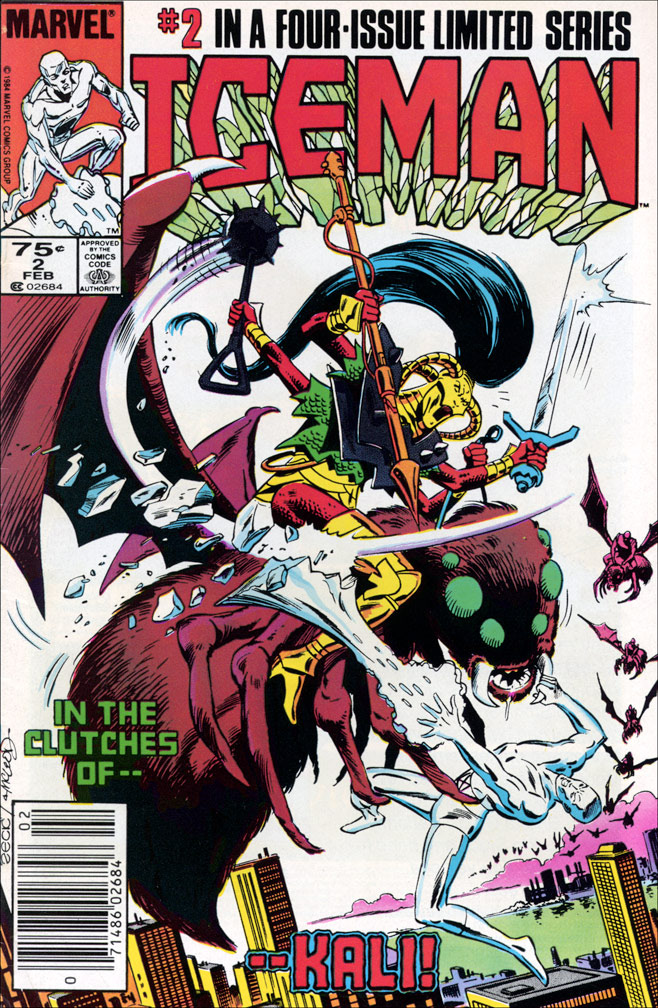 ICEMAN LIMITED SERIES: 2 of 4 February 1985 - COVER: Mike Zeck (pencils), Bob McLeod (inks)