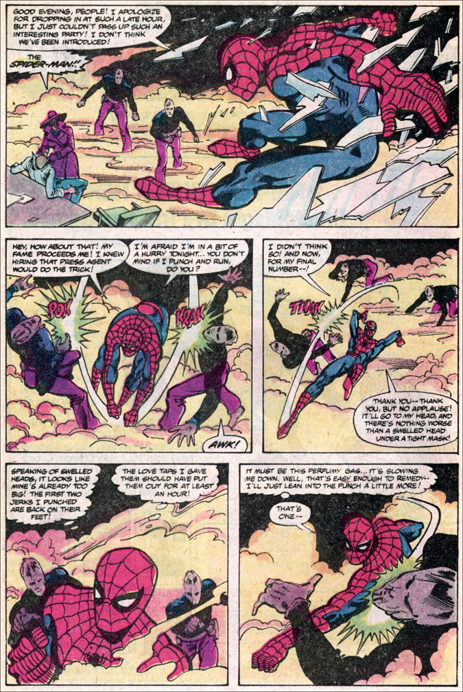 SPECTACULAR SPIDER-MAN, Vol 1 Number 43, interior page sample. Mike Zeck (pencils) Steve Mitchell (inks)