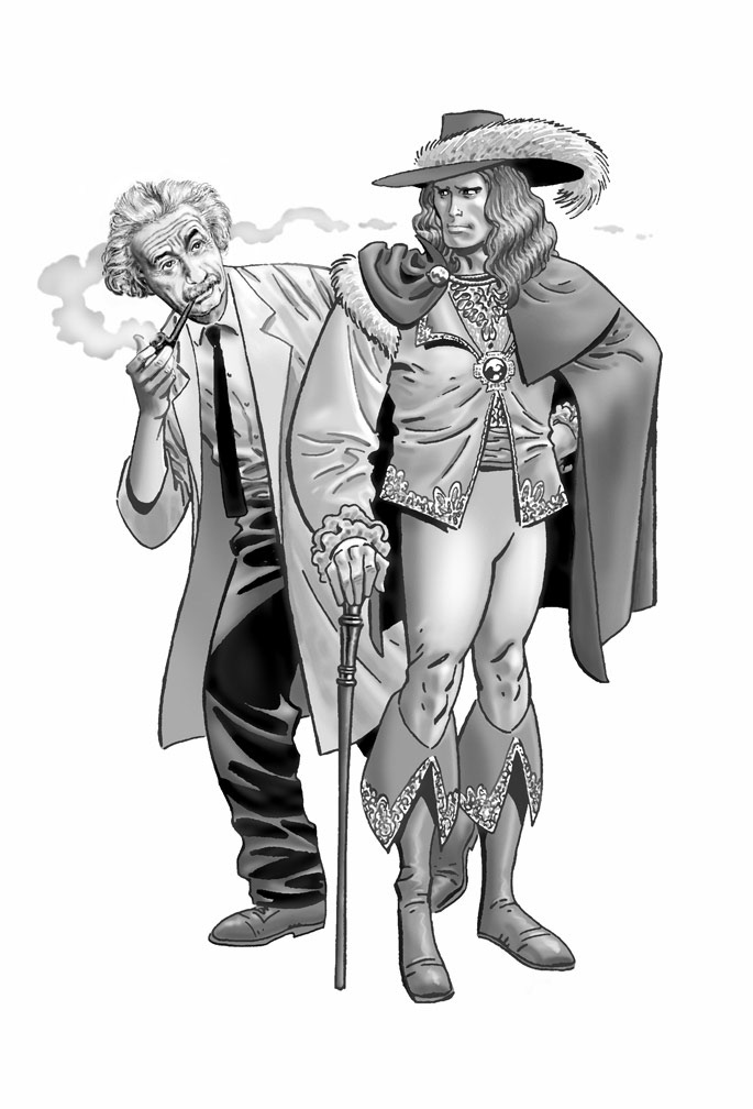 WILD CARDS, VOLUME 1, 2001. Chapter illustration sample by Mike Zeck (pencils and inks)