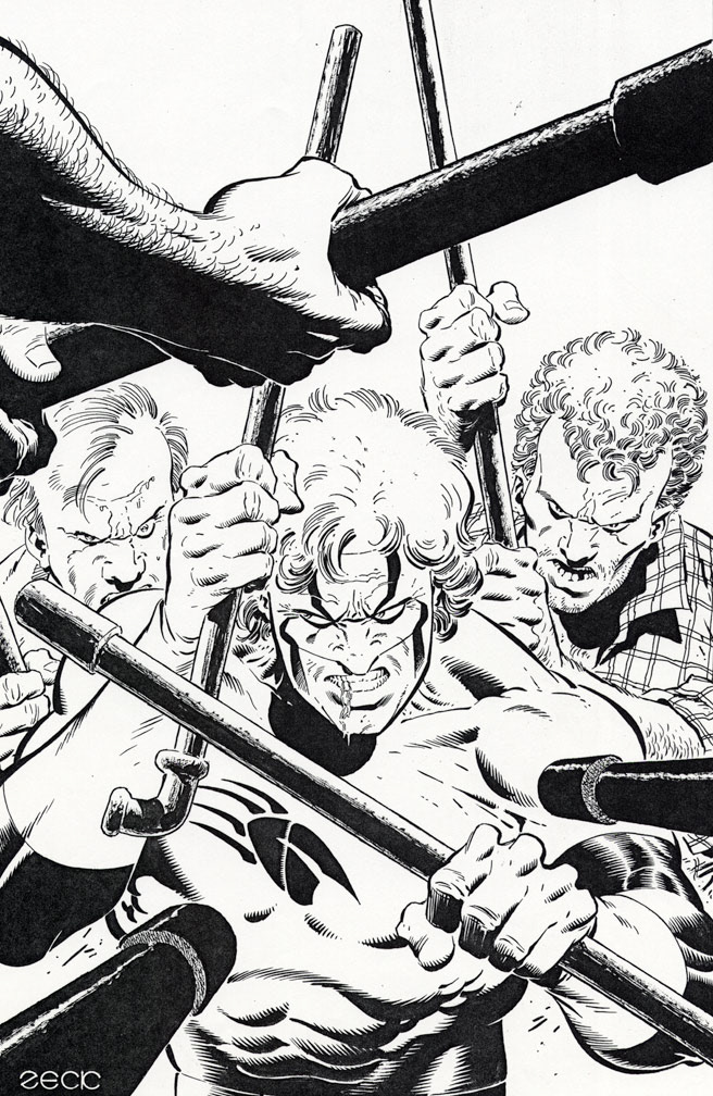 BADGER 33, March, 1988 issue. Cover art by Mike Zeck