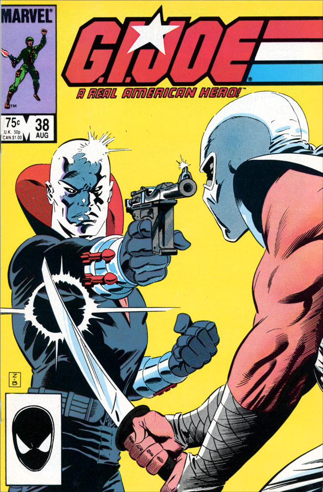 G. I. JOE: issue 38 August 1985 - COVER: Mike Zeck (pencils), John Beatty (inks)
