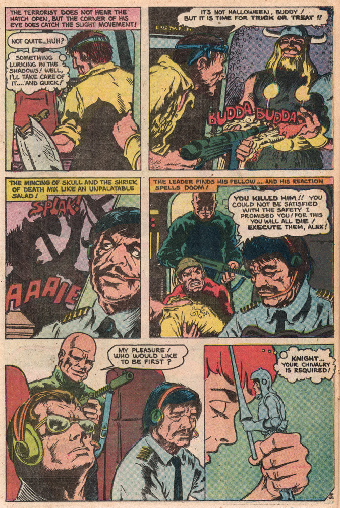 SCARY TALES, Vol 1 No 2, October, 1975. Interior sample, Mike Zeck (pencils / inks/ lettering) 