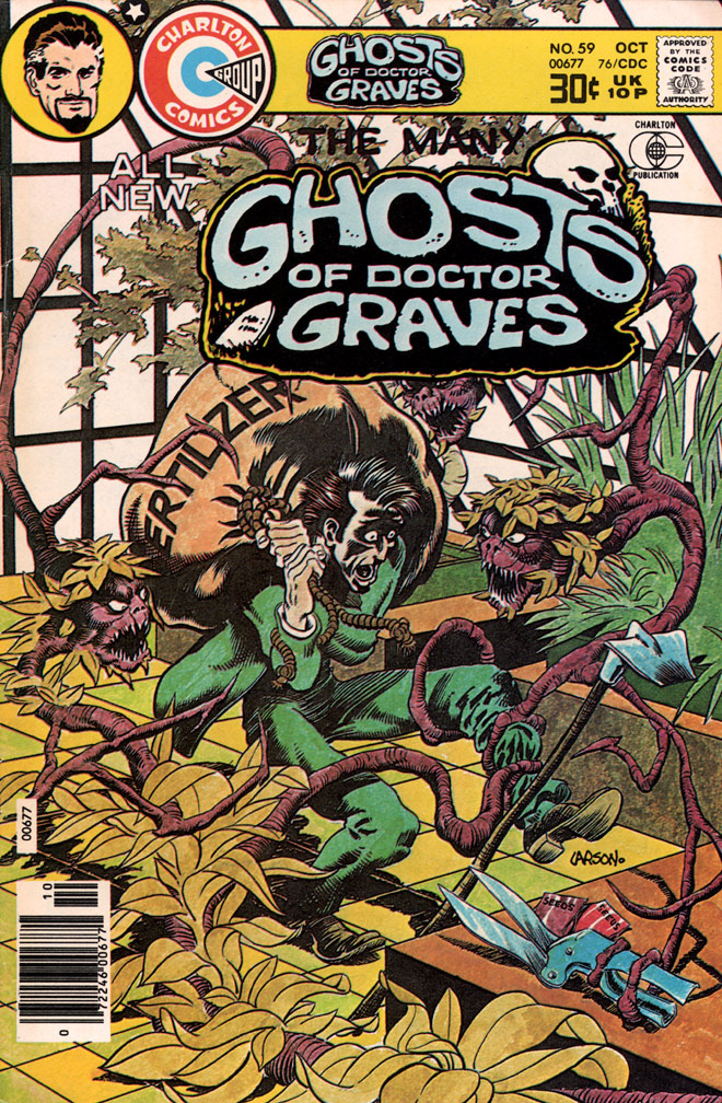 THE MANY GHOSTS OF DR. GRAVES, Vol 8 No 59, October, 1976. INTERIOR: 10-page story, Mike Zeck (pencils / inks/ lettering) 