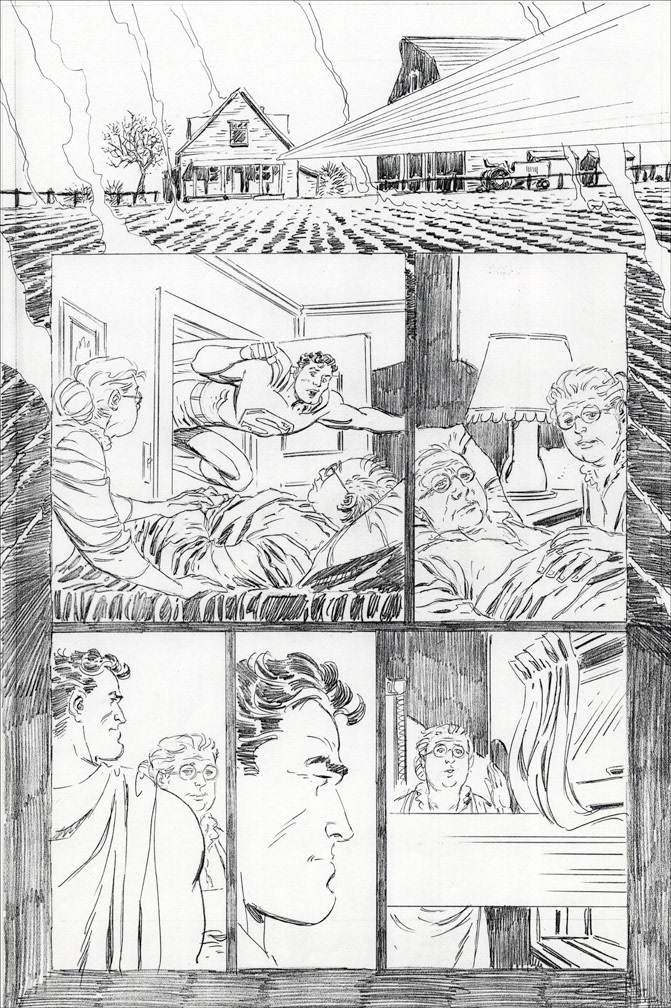 THE KINGDOM 2, interior page pencils by Mike Zeck