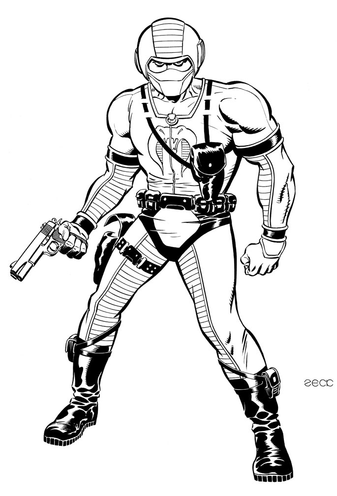 G.I.JOE BATTLE FILES 2 of 3, July, 2002. Copperhead art by Mike Zeck