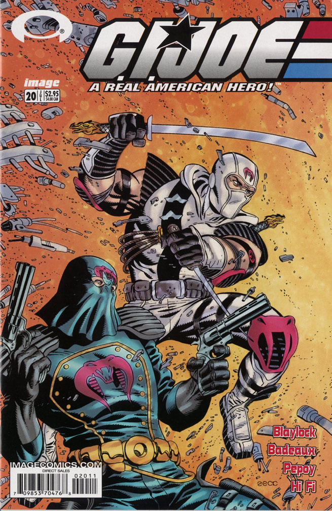G.I.JOE 20, July, 2003 issue. COVER: Mike Zeck (pencils and inks)