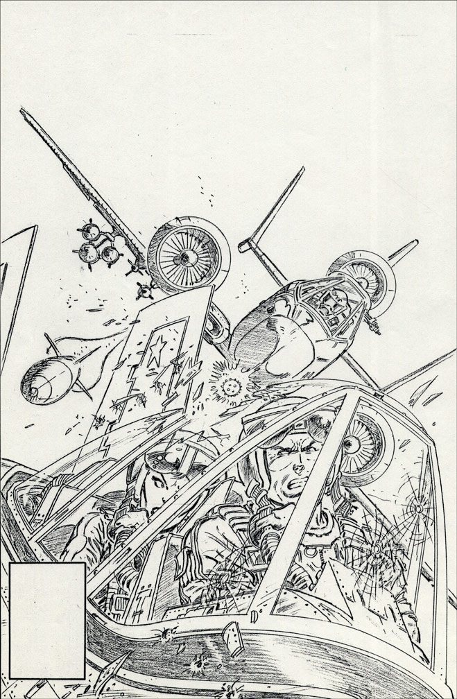 G. I. JOE: issue 34 - Cover pencils by Zeck