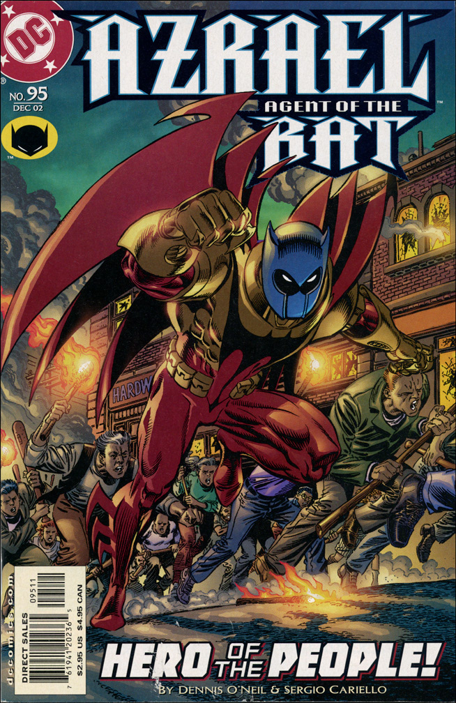 AZRAEL: AGENT OF THE BAT 95, December 2002. COVER: Mike Zeck (pencils) Jerry Ordway (inks)