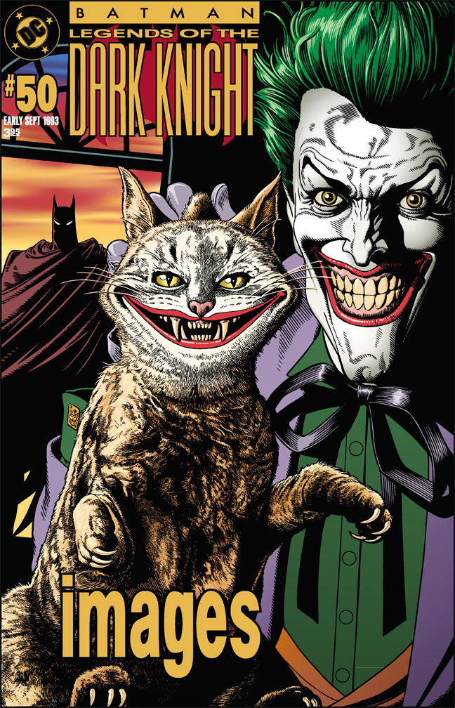 DC75 vector cover recreation: LEGENDS OF THE DARK KNIGHT 50, September, 1993 issue.