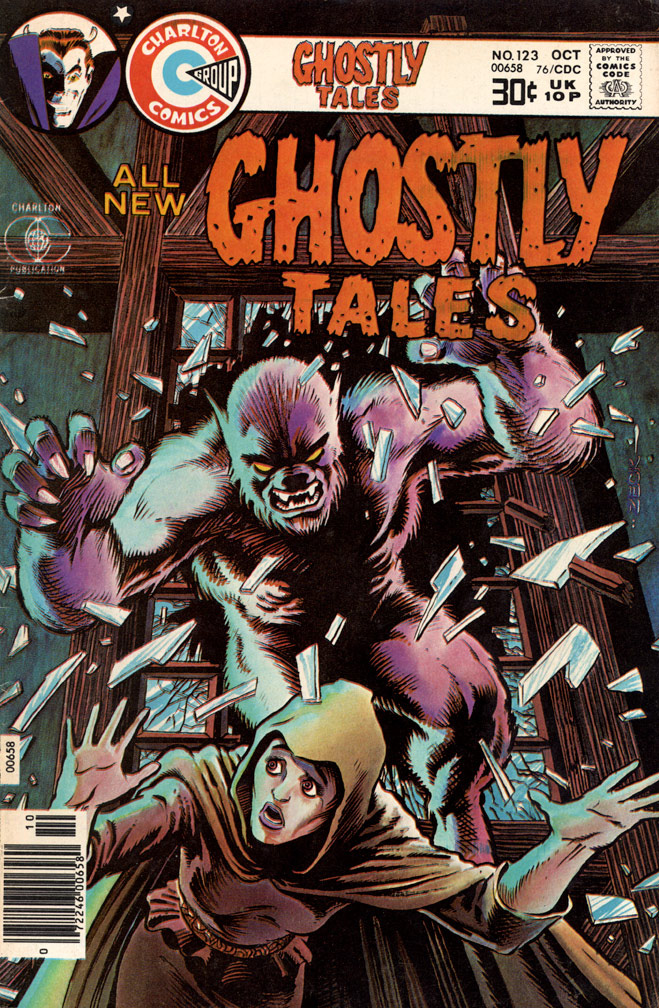 GHOSTLY TALES, Vol 11 No 123, October, 1976. COVER: Mike Zeck (pencils / inks / color) 