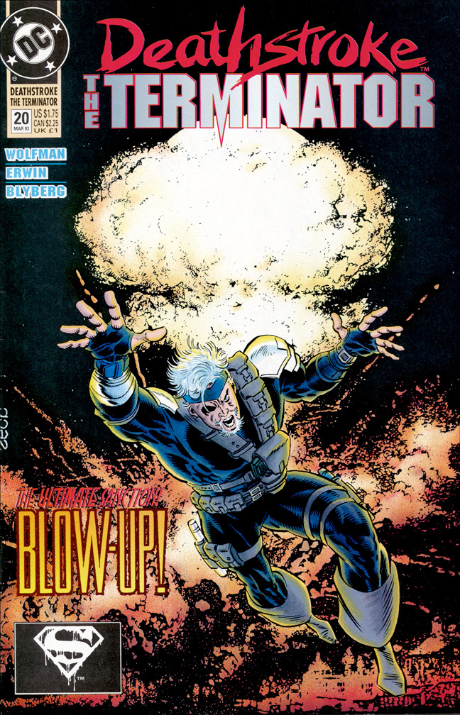 DEATHSTROKE THE TERMINATOR 20, March, 1993. COVER: Mike Zeck (pencils / inks)