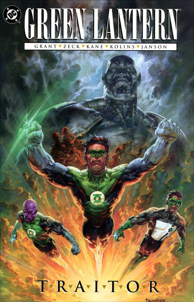 GREEN LANTERN: TRAITOR, 2001. Reprints the 6 Legends of the DC Universe issues that comprise the Traitor story arc, including LODCU 20 and 21 by Mike Zeck and Klaus Janson.