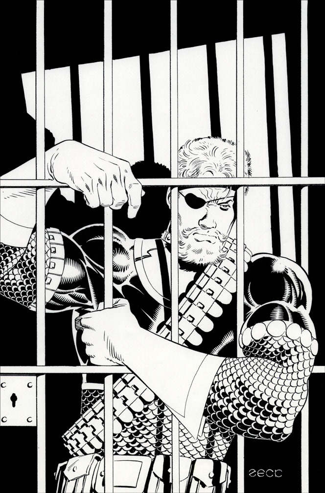 DEATHSTROKE THE TERMINATOR 12, cover art by Mike Zeck (pencils / inks)