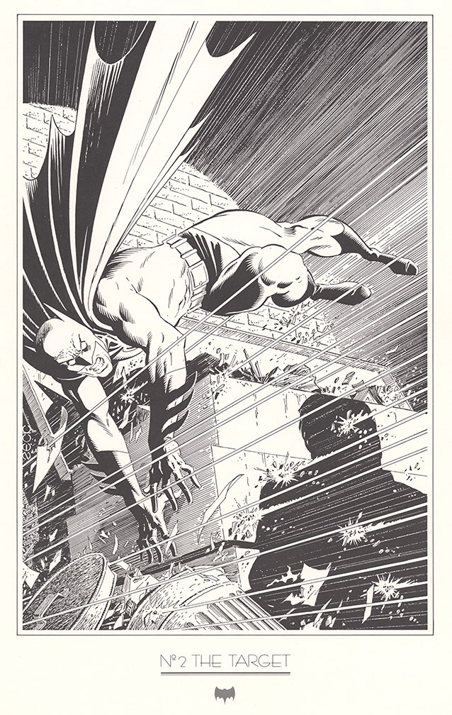 DC Comics/1988 - BATMAN: TEN NIGHTS OF THE BEAST, Portfolio Plate Two scan.