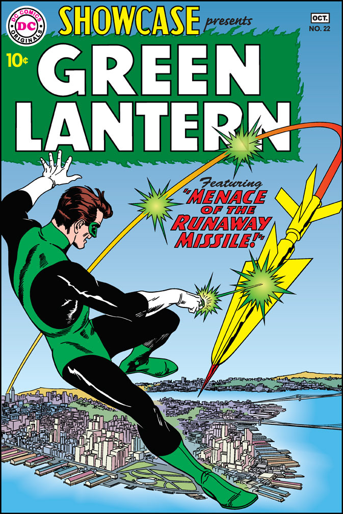 DC75 vector cover recreation: SHOWCASE: GREEN LANTERN 22, October, 1959 issue.